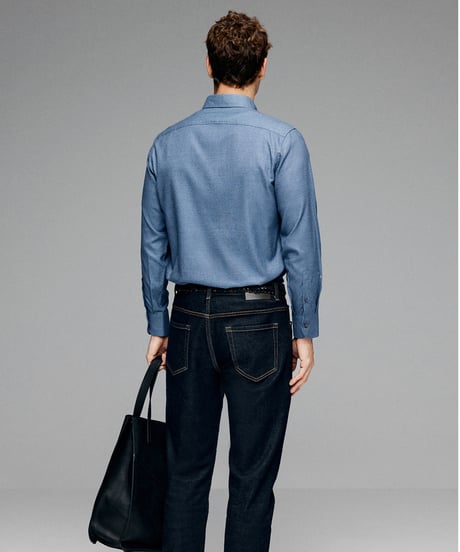 shirt in mulberry silk and cotton　SH2628