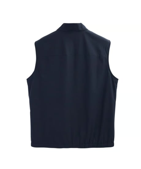 stand collar vest jacket /2color　SH2468