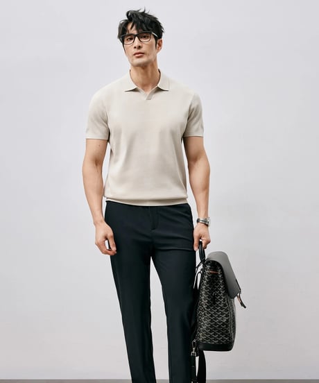 no-iron stretch pants /3color　SH2490