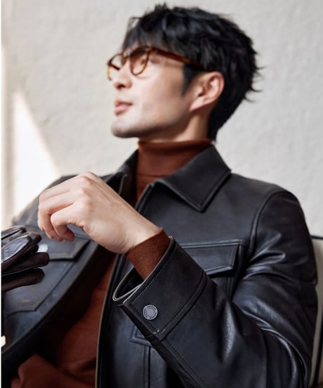 leather jacket sheepskin 100%　SH2330