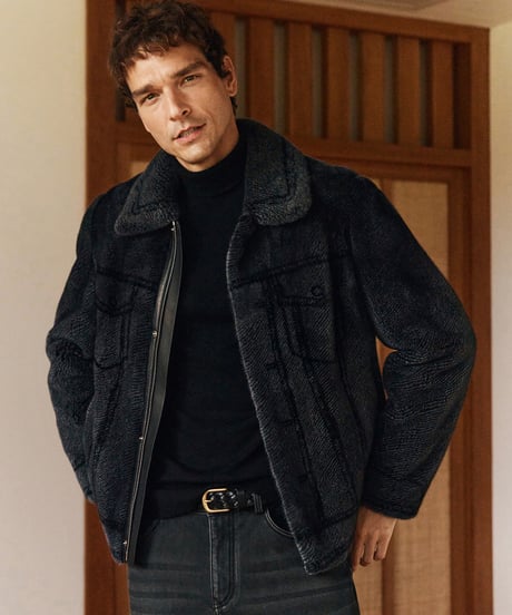 fur jacket silk　SH2697