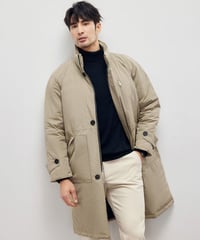 white duck down mid length coat　SH2188