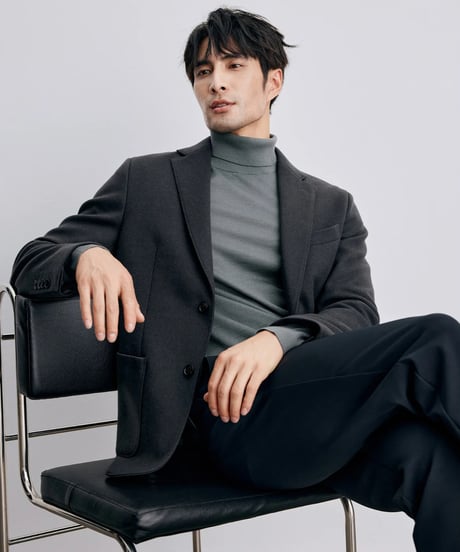 modal wool stretch slim pants /2color　SH2334