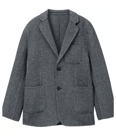 herringbone wool casual jacket /2color　SH2198