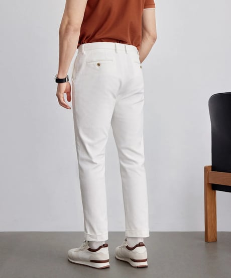 white denim jeans pants　SH2077