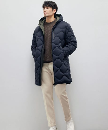 down jacket long /2color　SH2201