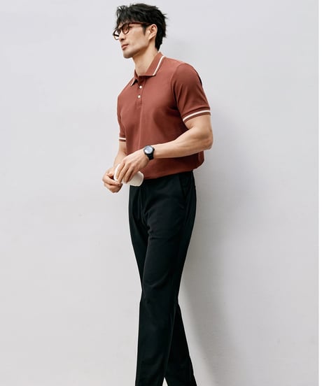 stretch casual cotton pants /2color　SH2537