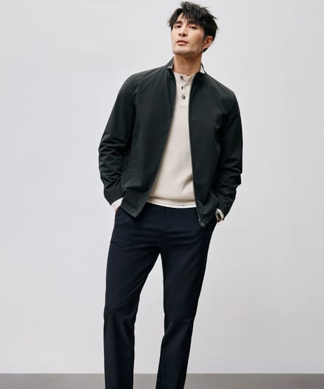 stand collar jacket /2color　SH2446