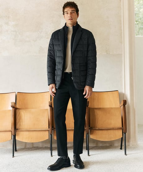 down jacket suit wool /2color　SH2566