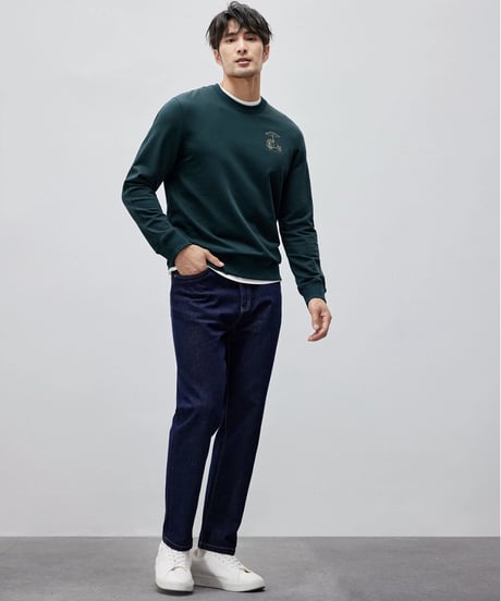 round neck sweatshirt /2color　SH2149