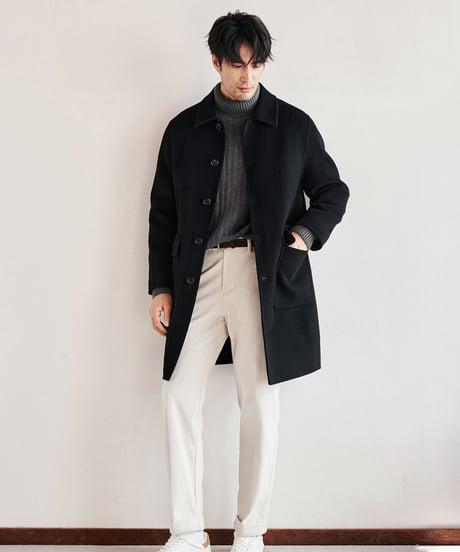 sweater turtleneck cashmere shirt /2color　SH2683