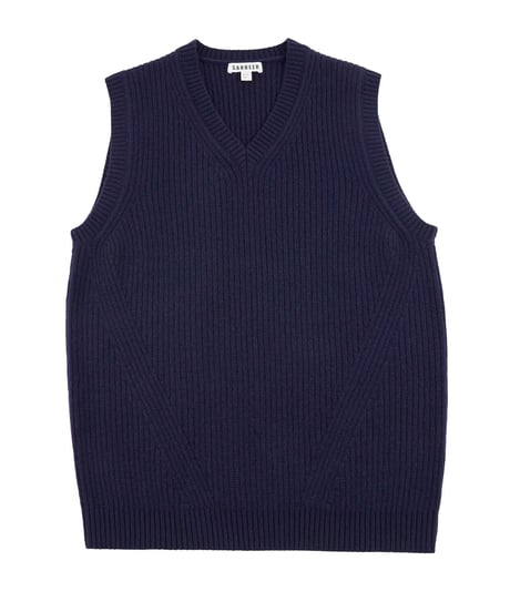 sweater sleeveless V neck wool /3color　SH2233