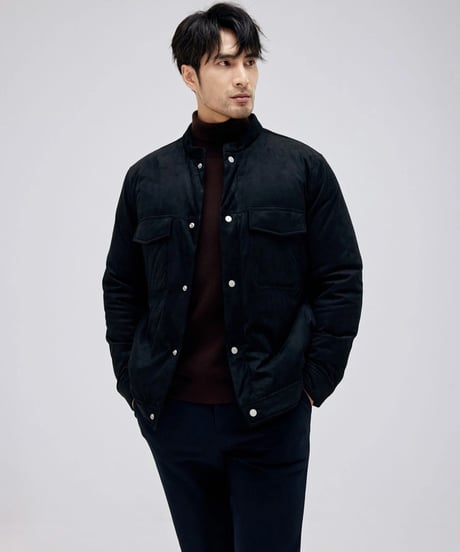 stand collar suede jacket　SH2172