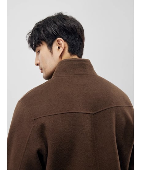 wool stand collar jacket /2color　SH2218