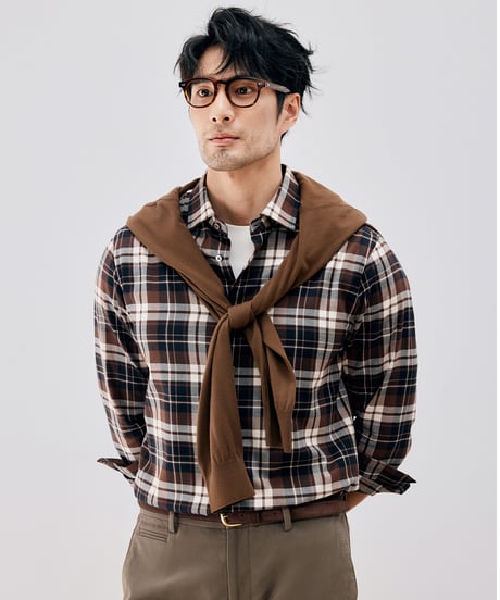 cotton shirt check　SH2654
