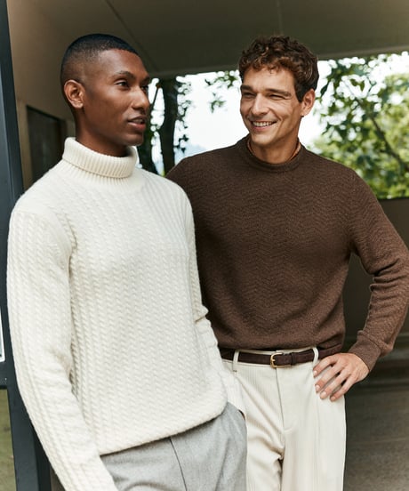 sweater cashmere shirt round neck /2color　SH2576