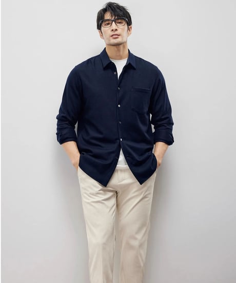 wool knit shirt　SH2217