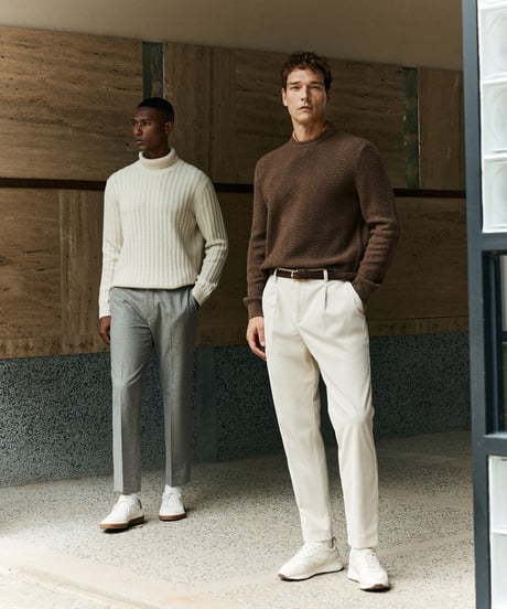 sweater cashmere shirt round neck /2color　SH2576