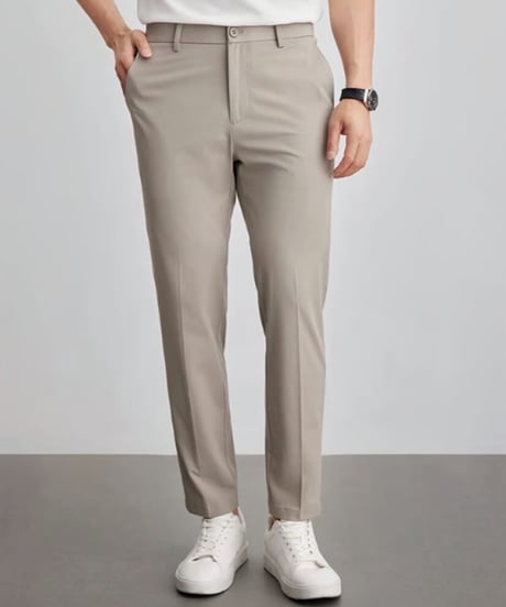 mulberry silk stretch casual pants /2color　SH2076