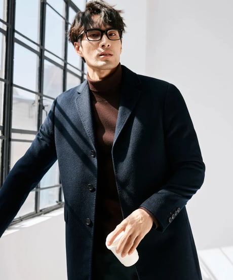 middle coat cashmere 100%　SH2413