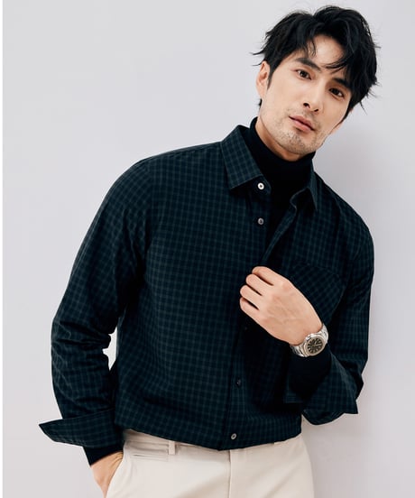 check shirt cotton　SH2669
