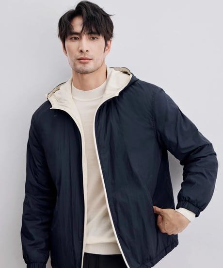 reversible hooded blouson　SH2318