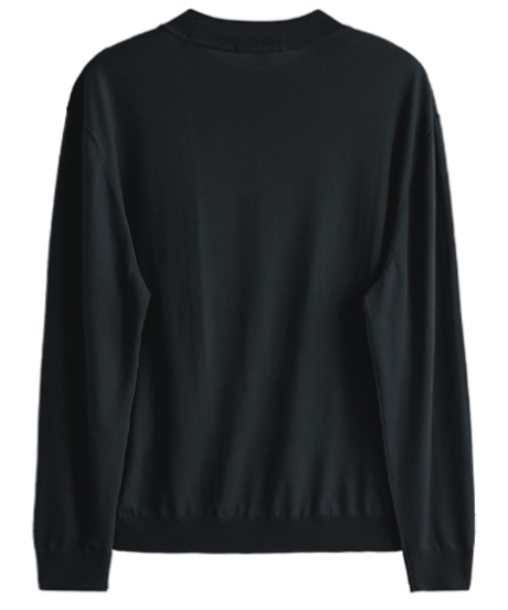 half turtleneck sweater wool 100% /7color　SH2675
