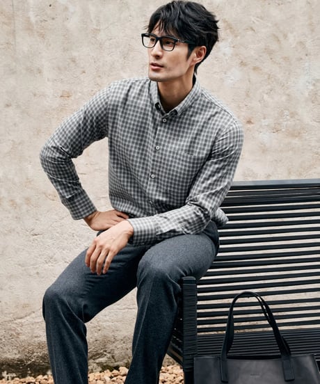 checkered shirt　SH2338