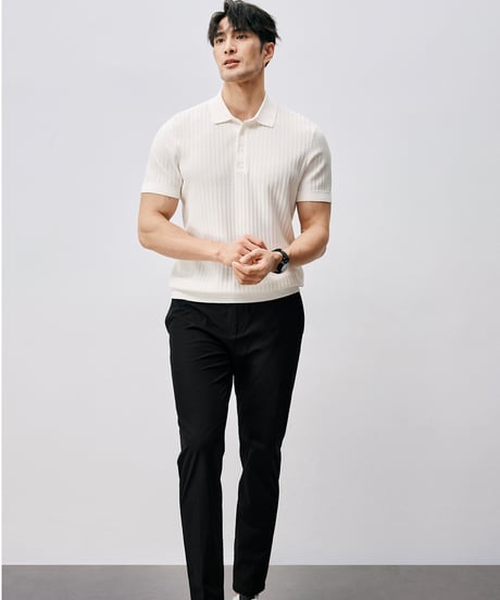 cotton linen stretch pants /2color　SH2554