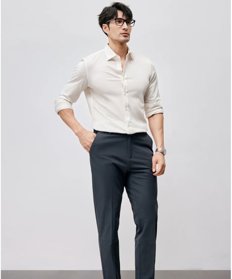 mulberry silk formal shirt /2color　SH2459
