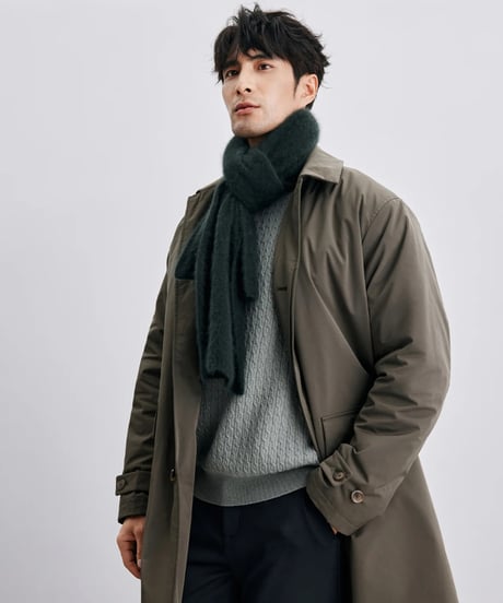 wool cashmere high neck sweater　SH2406