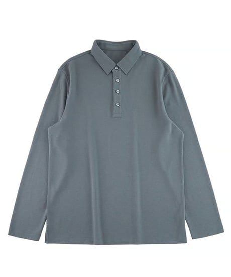 modal wool cotton lapel shirt /2color　SH2399