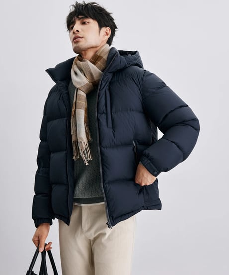 white goose short down jacket　SH2429