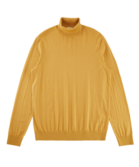 sweater turtleneck washable wool business /7color　SH2598