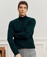 sweater turtleneck cardigan wool thick /5color　SH2572