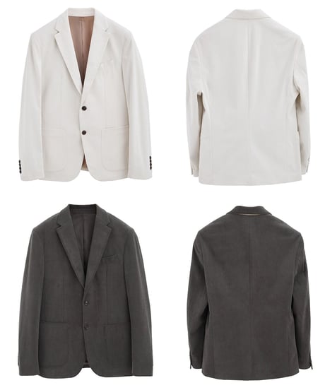 corduroy slim casual jacket /2color　SH2314