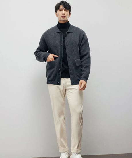 cashmere wool knit jacket　SH2212