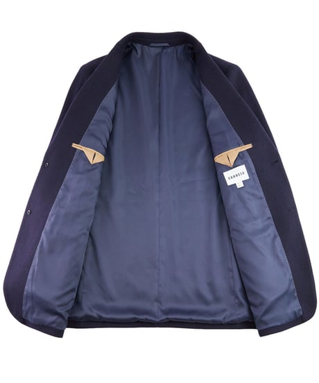 wool herringbone slim casual jacket /2color　SH2239