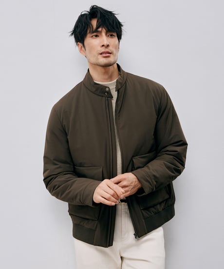 cotton stand-up collar jacket /2color　SH2582