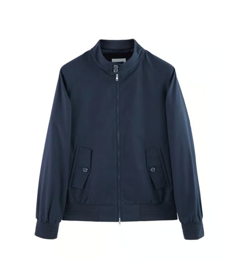 stand collar blouson jacket /2color　SH2273