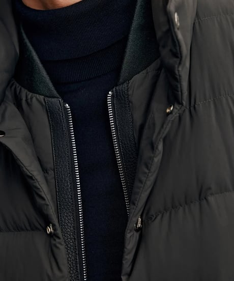 white goose stand collar down jacket /2color　SH2337