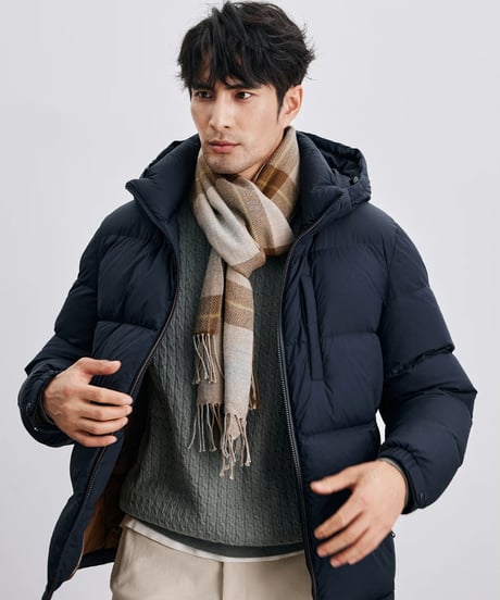 white goose short down jacket　SH2429