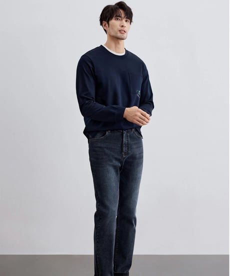 casual cotton t shirt /2color　SH2298
