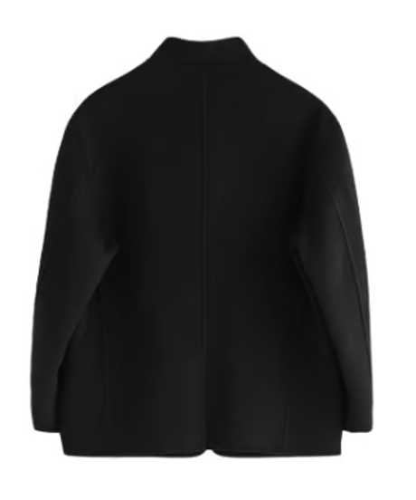 stand collar wool cashmere jacket　SH2618