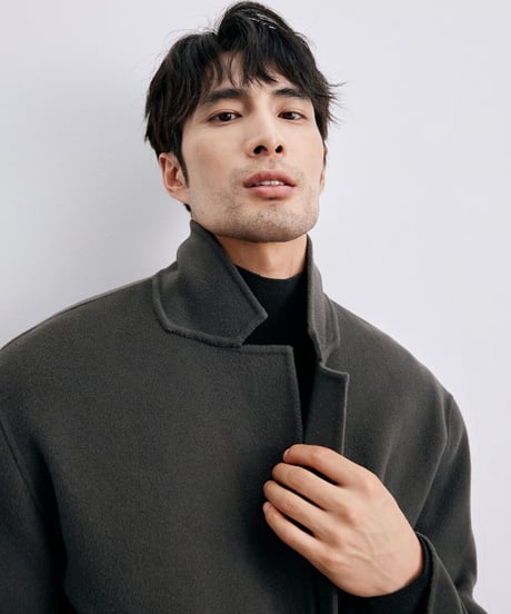handmade coat wool 100% /2color　SH2361