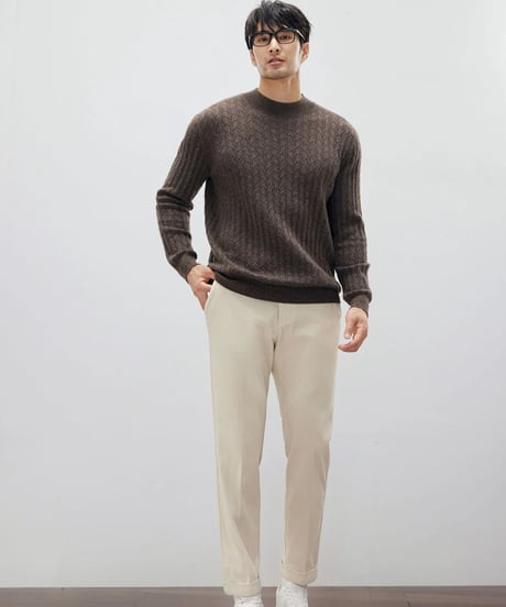cashmere high neck sweater /2color　SH2178