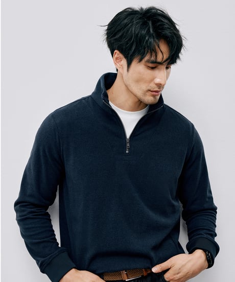 half-zip sweatshirt /2color　SH2585