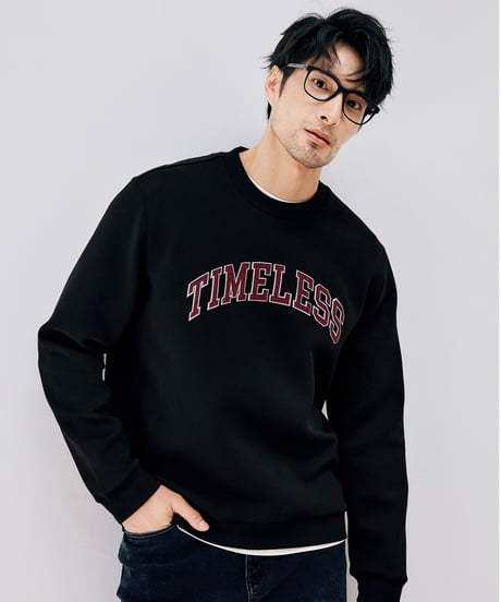 round neck sweatshirt /2color　SH2663