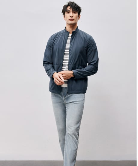 stand collar uv jacket /2color　SH2505