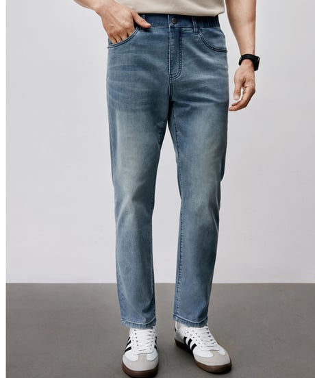 stretch elastic waist jeans　SH2494